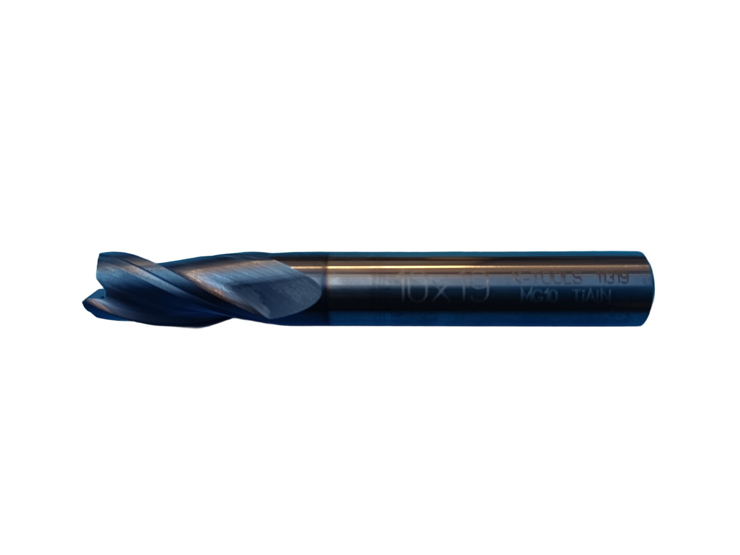 Tvrdokovová fréza stopková K-tools D10 TiAlN 11319 10x19 MG10